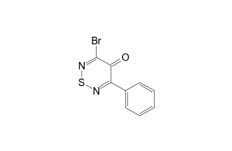 3-Bromo-5-phenyl-4H-1,2,6-thiadiazin-4-one