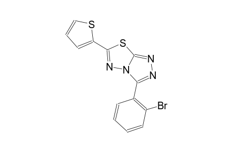 3-(2-bromophenyl)-6-(2-thienyl)[1,2,4]triazolo[3,4-b][1,3,4]thiadiazole