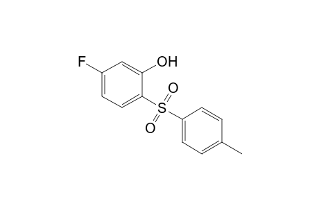 5-Fluoranyl-2-(4-methylphenyl)sulfonyl-phenol