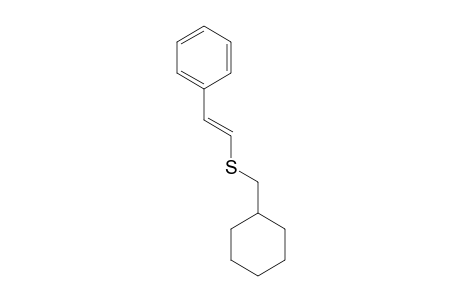 (E)-(Cyclohexylmethyl)(styryl)sulfane