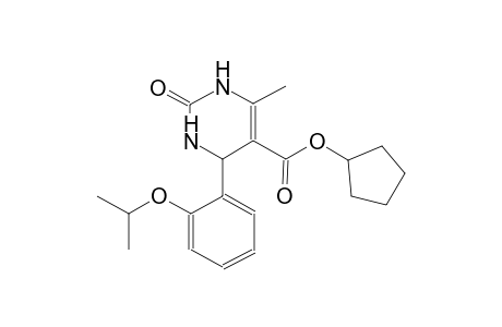 5-pyrimidinecarboxylic acid, 1,2,3,4-tetrahydro-6-methyl-4-[2-(1-methylethoxy)phenyl]-2-oxo-, cyclopentyl ester