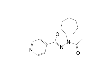 1-Acetyl-3-(4-pyridinyl)-4-oxa-1,2-diazaspiro[4.6]undec-2-ene