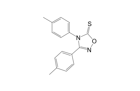 3,4-bis(p-Tolyl)-1,2,4-oxadiazole-5(4H)-thione