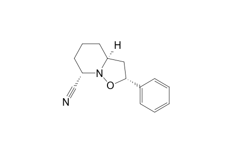 (2R,3aS,7S)-2-phenyl-3,3a,4,5,6,7-hexahydro-2H-isoxazolo[2,3-a]pyridine-7-carbonitrile
