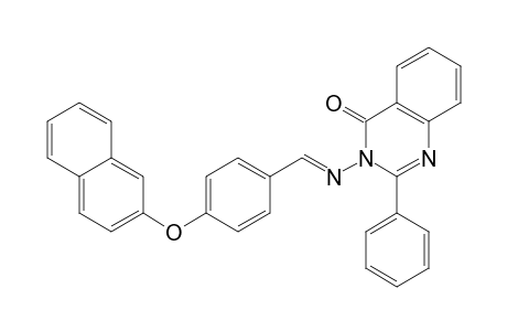 3-({(E)-[4-(Naphthalen-2-yloxy)phenyl]methylidene}amino)-2-phenylquinazolin-4(3H)-one