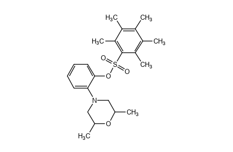 o-(2,6-DIMETHYLMORPHOLINO)PHENOL, 2,3,4,5,6-PENTAMETHYLBENZENESULFONATE