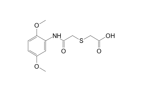 {{[(2,5-dimethoxyphenyl)carbamoyl]methyl}thio}acetic acid