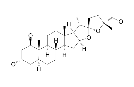 STRICTAGENIN;(25S)-1-BETA,3-ALPHA,26-TRIHYDROXY-5-ALPHA-FUROSPIROSTANE