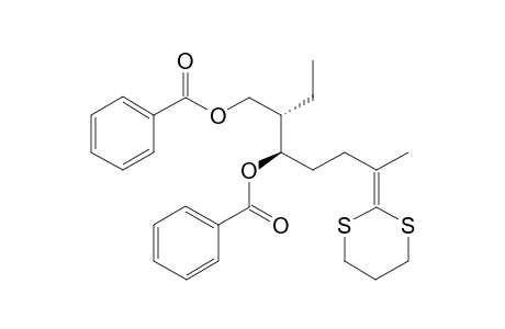 (5R,6S)-5-Benzoyloxy-6-(benzoyloxymethyl)-2-(1,3-dithian -2-ylidene)octane