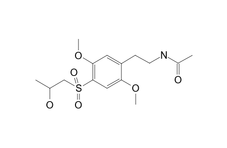 2C-T-7-M (HO- sulfone N-acetyl-)