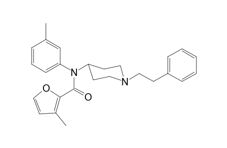 3-Methyl-N-3-methylphenyl-N-[1-(2-phenylethyl)piperidin-4-yl]furan-2-carboxamide