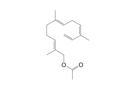 (2E,6E,9Z)-2,6,10-trimethyldodeca-2,6,9,11-tetraenyl acetate