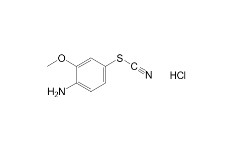 thiocyanic acid, 4-amino-3-methoxyphenyl ester, hydrochloride