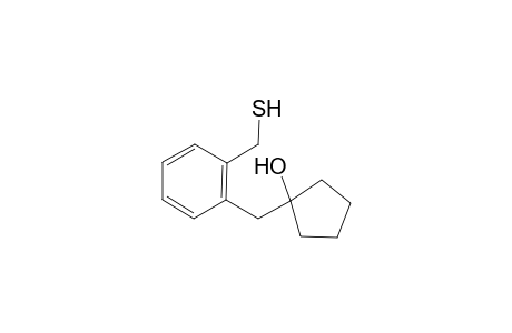 1-{[2-(Mercaptomethyl)phenyl]methyl}cyclopentanol