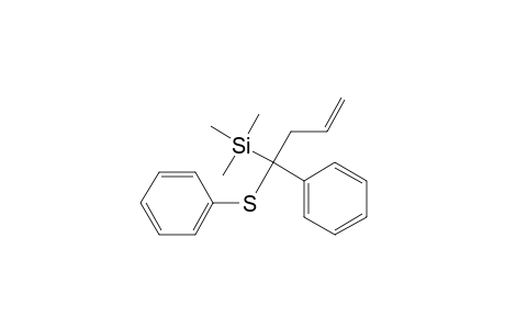 Silane, trimethyl[1-phenyl-1-(phenylthio)-3-butenyl]-