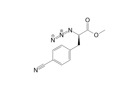 (R)-Methyl 2-Azido-3-(4-cyanophenyl)propanoate