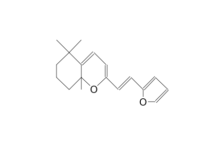 1,7,7-Trimethyl-3-([E]-2-[2-furyl]-ethenyl)-2-oxa-B icyclo(4.4.0)deca-3,5-diene