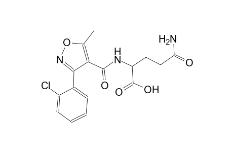 glutamine, N~2~-[[3-(2-chlorophenyl)-5-methyl-4-isoxazolyl]carbonyl]-