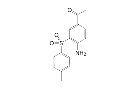 1-[4-amino-3-(p-tolylsulfonyl)phenyl]ethanone