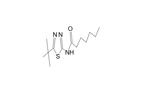 N-(5-tert-butyl-1,3,4-thiadiazol-2-yl)heptanamide