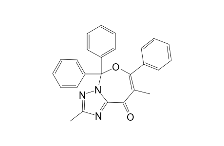 2,8-Dimethyl-5,5,7-triphenyl-[1,2,4]triazolo[1,5-c][1,3]oxazepin-9-one