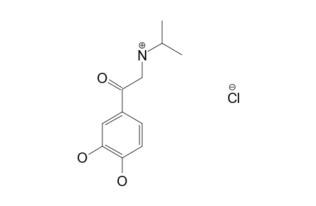3',4'-DIHYDROXY-2-(ISOPROPYLAMINO)ACETOPHENONE, HYDROCHLORIDE