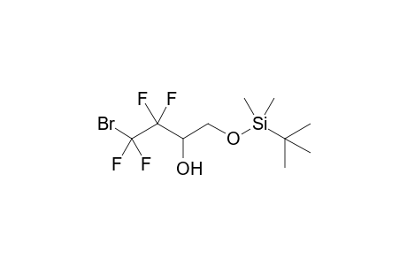 4-Bromo-1-[(t-butyldimethyl)silyloxy]-3,3,4,4-tetrafluorobutan-2-ol