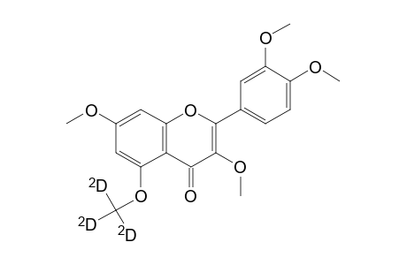 3,7,3',4'-tetra-O-methyl-5-O-trideuteriomethylquercetin