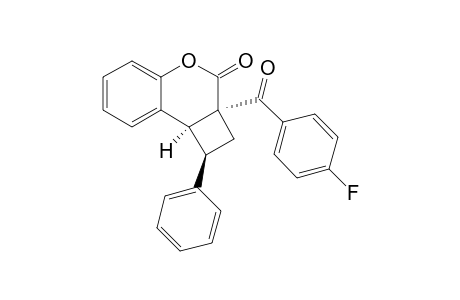 rel-(1R,2aS,8bS)-2a-(4-Fluorobenzoyl)-1-phenyl-1,2,2a,8b-tetrahydro-3H-benzo[b]cyclobuta[d]pyran-3-one