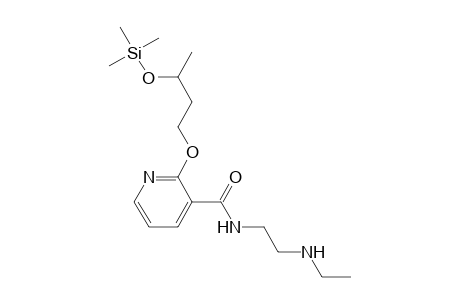 2-(3-Trimethylsilyloxybutoxy)-n-(2-(ethylamino)ethyl)-3-pyridinecarboxamide