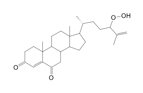 24.eta.-(Hydroperoxy)cholesta-4,25-diene-3,6-dione