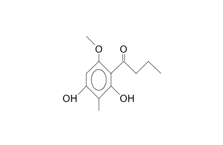 2'-Methoxy-3'-methyl-4',6'-dihydroxy-butyrophenone