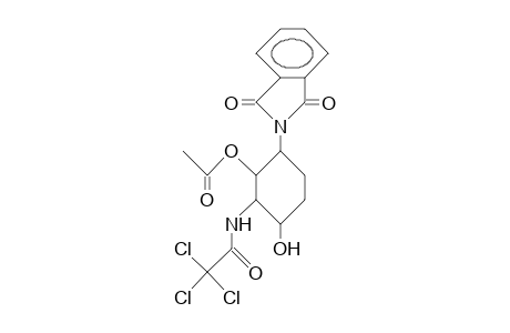 (.+-.)-3T-Hydroxy-6T-phthalimido-2T-trichloroacetamido-cyclohexyl acetate