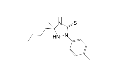 5-butyl-5-methyl-2-(4-methylphenyl)-1,2,4-triazolidine-3-thione