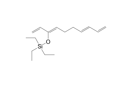 Silane, [(1-ethenyl-1,5,7-octatrienyl)oxy]triethyl-, (Z,?)-