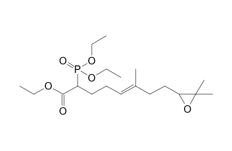 (E)-2-diethoxyphosphoryl-8-(3,3-dimethyl-2-oxiranyl)-6-methyl-5-octenoic acid ethyl ester