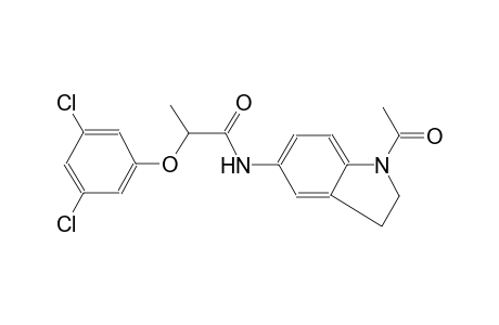 N-(1-acetyl-2,3-dihydro-1H-indol-5-yl)-2-(3,5-dichlorophenoxy)propanamide