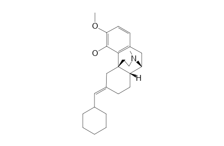 6-CYCLOHEXYLMETHYLIDENE-4-HYDROXY-3-METHOXY-N-METHYLMORPHINAN