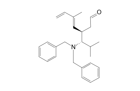 3,7-Dimethyl-6-(N,N-dibenzylamino)-5-(formylmethyl)octa-1,3-diene