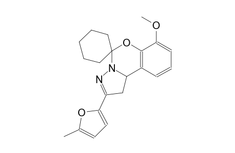 7-methoxy-2-(5-methylfuran-2-yl)-1,10b-dihydrospiro[benzo[e]pyrazolo[1,5-c][1,3]oxazine-5,1'-cyclohexane]