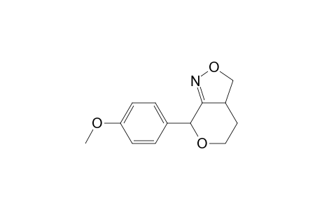 3,3a,4,5-tetrahydro-7-(4'-methoxyphenyl)-7H-pyrano[3,4-c]isoxazole