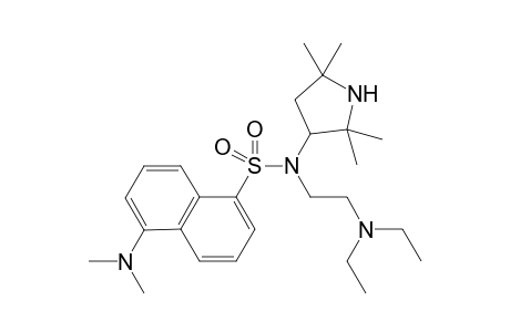 N-[(2-Diethylaminoethyl)-N-(2,2,5,5-tetramethylpyrrolidine-3-yl)]-5-dimethylamino-1-naphthalenesulfonamide