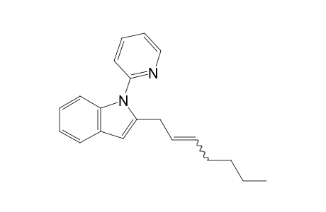 (E/Z)-2-(Hept-2-en-1-yl)-1-(pyridin-2-yl)-1H-indole