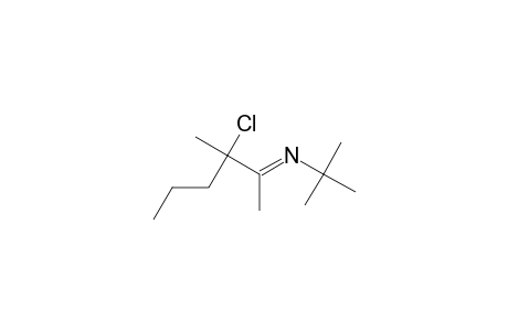 N-(3-Chloro-3-methyl-2-hexylidene)-tert-butylamine