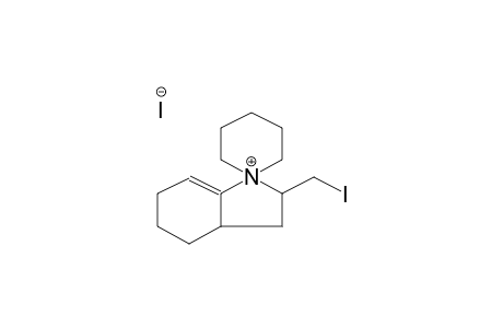 2-IODOMETHYL-2,3,3A,4,5,6-HEXAHYDROINDOLINIO-1-SPIRO-1-PIPERIDINIUMIODIDE
