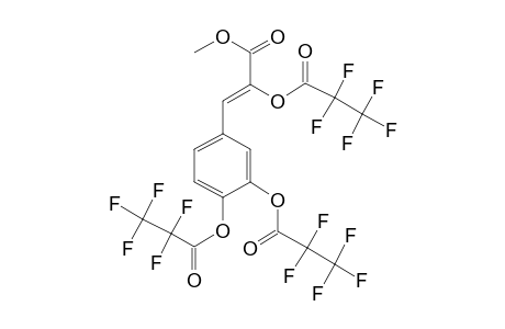 Methyl o,o',o''-tris(pentafluoropropionoyl)catecholpyruvate