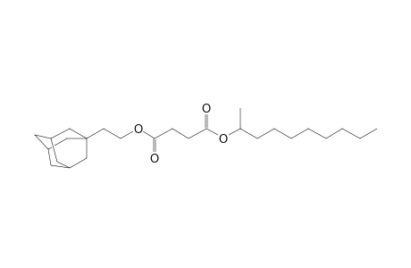 Succinic acid, 2-(adamant-1-yl)ethyl dec-2-yl ester