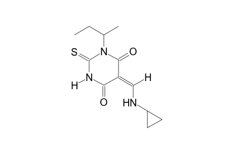 (5E)-1-sec-butyl-5-[(cyclopropylamino)methylene]-2-thioxodihydro-4,6(1H,5H)-pyrimidinedione
