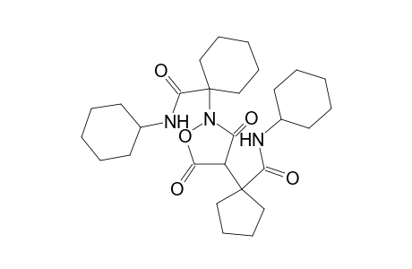 N1-Cyclohexyl-1-[4-{1-[(cyclohexylamino)carbonyl]cyclopentyl}-3,5-dioxodihydro-2(3H)-isoxazolyl]-1-cyclohexanecarboxamide