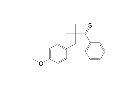 1-Propanethione, 3-(4-methoxyphenyl)-2,2-dimethyl-1-phenyl-